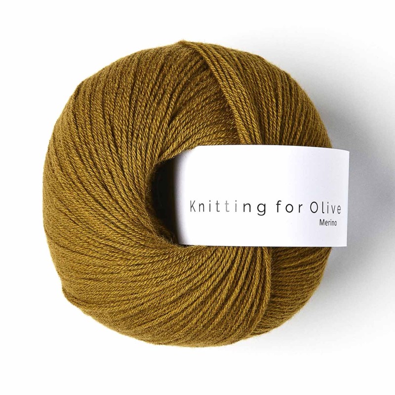 Merino Dark Ocher RMS Knitting for Olive